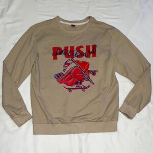 Romwe Push Skateboard Sweatshirt - Men’s M